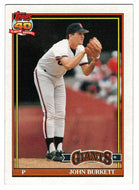 John Burkett - San Francisco Giants (MLB Baseball Card) 1991 Topps # 447 Mint