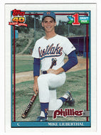 Mike Lieberthal RC - Philadelphia Phillies (MLB Baseball Card) 1991 Topps # 471 Mint