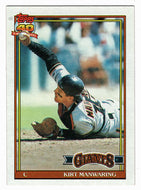 Kirt Manwaring - San Francisco Giants (MLB Baseball Card) 1991 Topps # 472 Mint