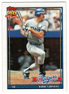 Kirk Gibson - Los Angeles Dodgers (MLB Baseball Card) 1991 Topps # 490 Mint
