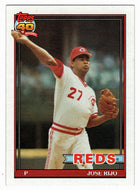Jose Rijo - Cincinnati Reds (MLB Baseball Card) 1991 Topps # 493 Mint