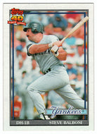 Steve Balboni - New York Yankees (MLB Baseball Card) 1991 Topps # 511 Mint