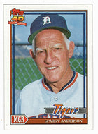 Sparky Anderson - Detroit Tigers - Manager (MLB Baseball Card) 1991 Topps # 519 Mint