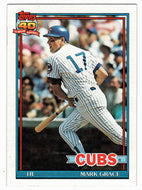Mark Grace - Chicago Cubs (MLB Baseball Card) 1991 Topps # 520 Mint