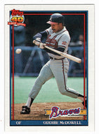 Oddibe McDowell - Atlanta Braves (MLB Baseball Card) 1991 Topps # 533 Mint