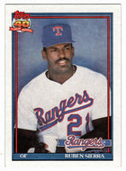 Ruben Sierra - Texas Rangers (MLB Baseball Card) 1991 Topps # 535 Mint