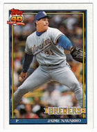 Jaime Navarro - Milwaukee Brewers (MLB Baseball Card) 1991 Topps # 548 Mint