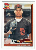 Rich Rodriguez RC - San Diego Padres (MLB Baseball Card) 1991 Topps # 573 Mint