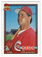 Luis Quinones - Cincinnati Reds (MLB Baseball Card) 1991 Topps # 581 Mint