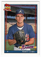 Marty Clary - Atlanta Braves (MLB Baseball Card) 1991 Topps # 582 Mint