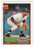 Tony Phillips - Detroit Tigers (MLB Baseball Card) 1991 Topps # 583 Mint