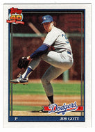 Jim Gott - Los Angeles Dodgers (MLB Baseball Card) 1991 Topps # 606 Mint