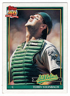 Terry Steinbach - Oakland Athletics (MLB Baseball Card) 1991 Topps # 625 Mint