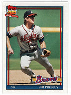 Jim Presley - Atlanta Braves (MLB Baseball Card) 1991 Topps # 643 Mint