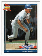 Juan Samuel - Los Angeles Dodgers (MLB Baseball Card) 1991 Topps # 645 Mint
