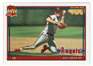 Lee Stevens - California Angels (MLB Baseball Card) 1991 Topps # 648 Mint