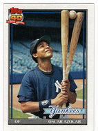 Oscar Azocar - New York Yankees (MLB Baseball Card) 1991 Topps # 659 Mint