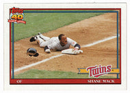 Shane Mack - Minnesota Twins (MLB Baseball Card) 1991 Topps # 672 Mint