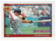 Tom Brunansky - Boston Red Sox (MLB Baseball Card) 1991 Topps # 675 Mint