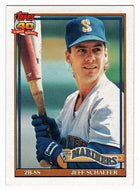 Jeff Schaefer - Seattle Mariners (MLB Baseball Card) 1991 Topps # 681 Mint