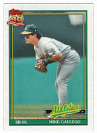 Mike Gallego - Oakland Athletics (MLB Baseball Card) 1991 Topps # 686 Mint