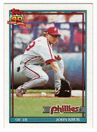 John Kruk - Philadelphia Phillies (MLB Baseball Card) 1991 Topps # 689 Mint