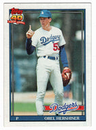 Orel Hershiser - Los Angeles Dodgers (MLB Baseball Card) 1991 Topps # 690 Mint
