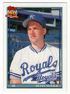 Kevin Seitzer - Kansas City Royals (MLB Baseball Card) 1991 Topps # 695 Mint
