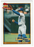 Matt Sinatro - Seattle Mariners (MLB Baseball Card) 1991 Topps # 709 Mint