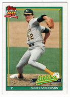 Scott Sanderson - Oakland Athletics (MLB Baseball Card) 1991 Topps # 728 Mint