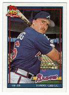 Tommy Gregg - Atlanta Braves (MLB Baseball Card) 1991 Topps # 742 Mint