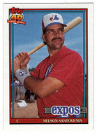 Nelson Santovenia - Montreal Expos (MLB Baseball Card) 1991 Topps # 744 Mint
