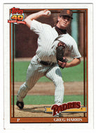 Greg W. Harris - San Diego Padres (MLB Baseball Card) 1991 Topps # 749 Mint
