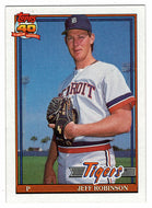Jeff Robinson - Detroit Tigers (MLB Baseball Card) 1991 Topps # 766 Mint