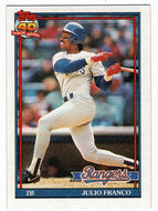 Julio Franco - Texas Rangers (MLB Baseball Card) 1991 Topps # 775 Mint