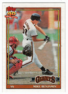Mike Benjamin - San Francisco Giants (MLB Baseball Card) 1991 Topps # 791 Mint