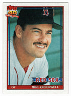 Mike Greenwell - Boston Red Sox (MLB Baseball Card) 1991 Topps # 792 Mint