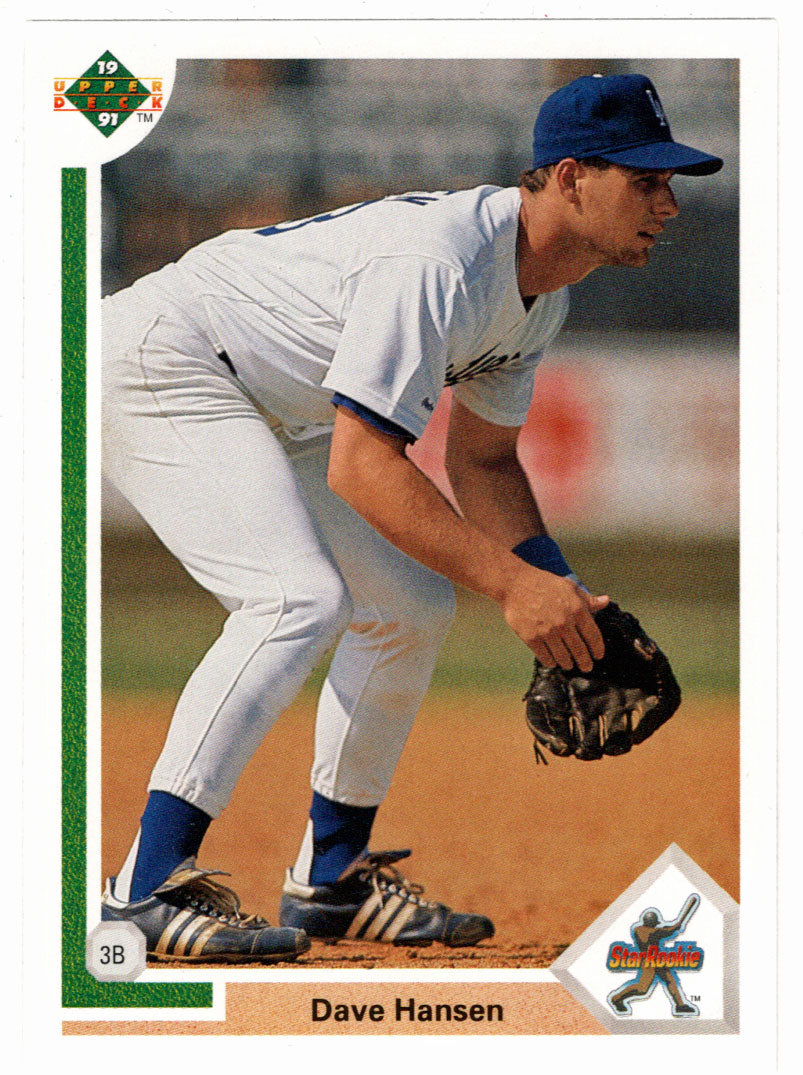 Dave Hansen - Los Angeles Dodgers (MLB Baseball Card) 1991 Upper Deck # 4 Mint