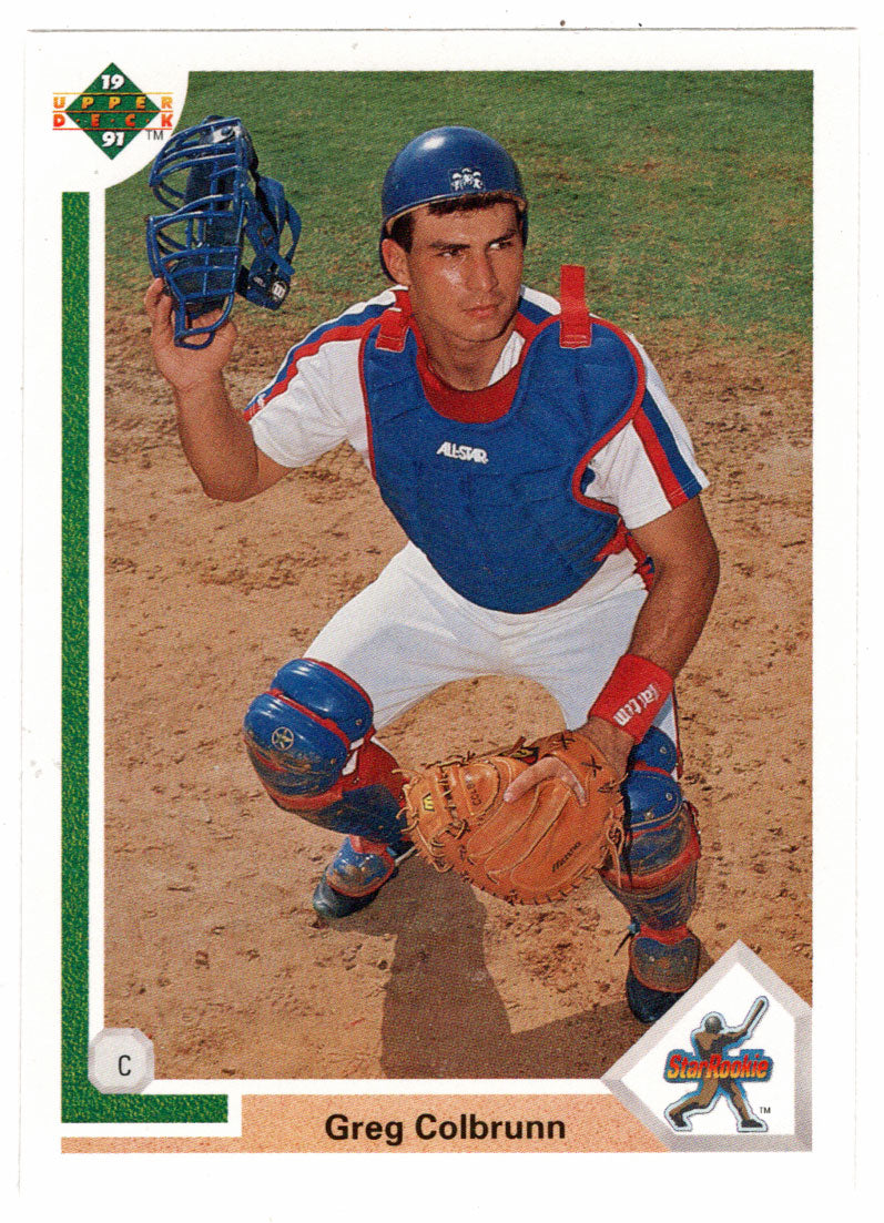 Greg Colbrunn RC - Montreal Expos (MLB Baseball Card) 1991 Upper Deck # 15 Mint