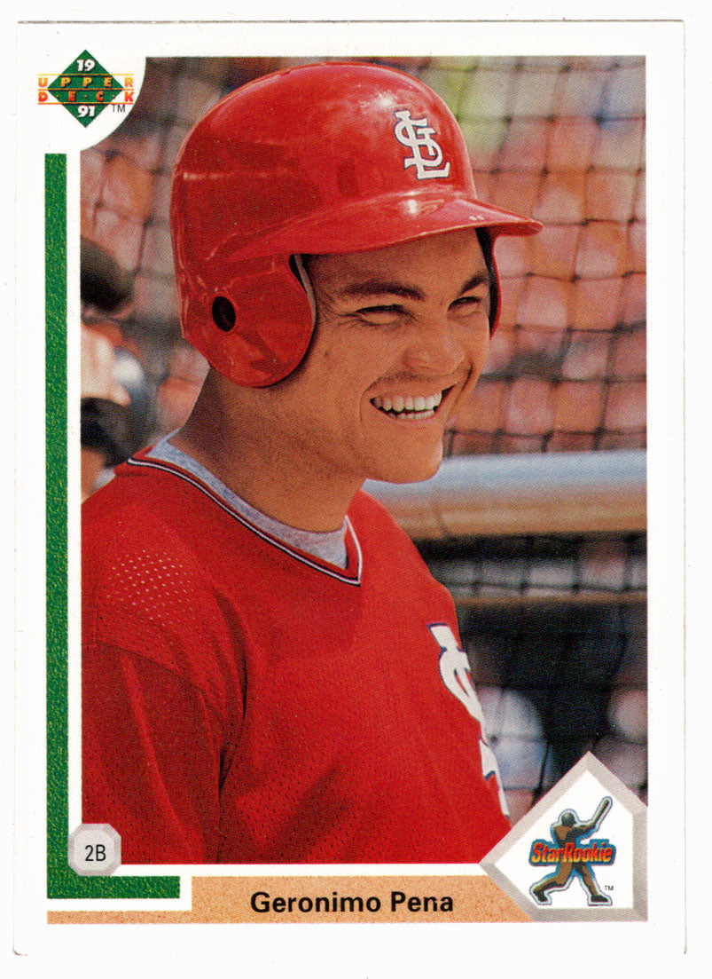 Geronimo Pena - St. Louis Cardinals (MLB Baseball Card) 1991 Upper Deck # 20 Mint