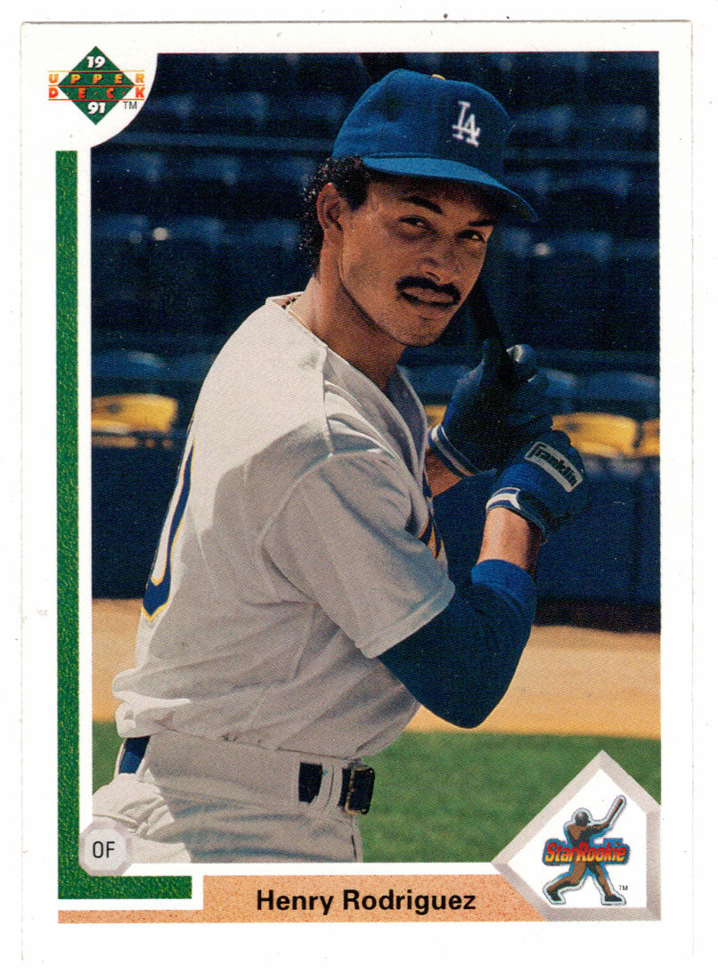 Henry Rodriguez RC - Los Angeles Dodgers (MLB Baseball Card) 1991 Upper Deck # 21 Mint