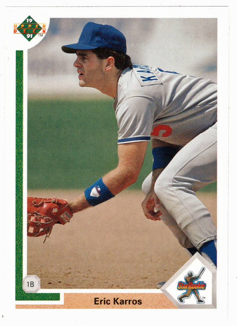 Eric Karros RC - Los Angeles Dodgers (MLB Baseball Card) 1991 Upper Deck # 24 Mint