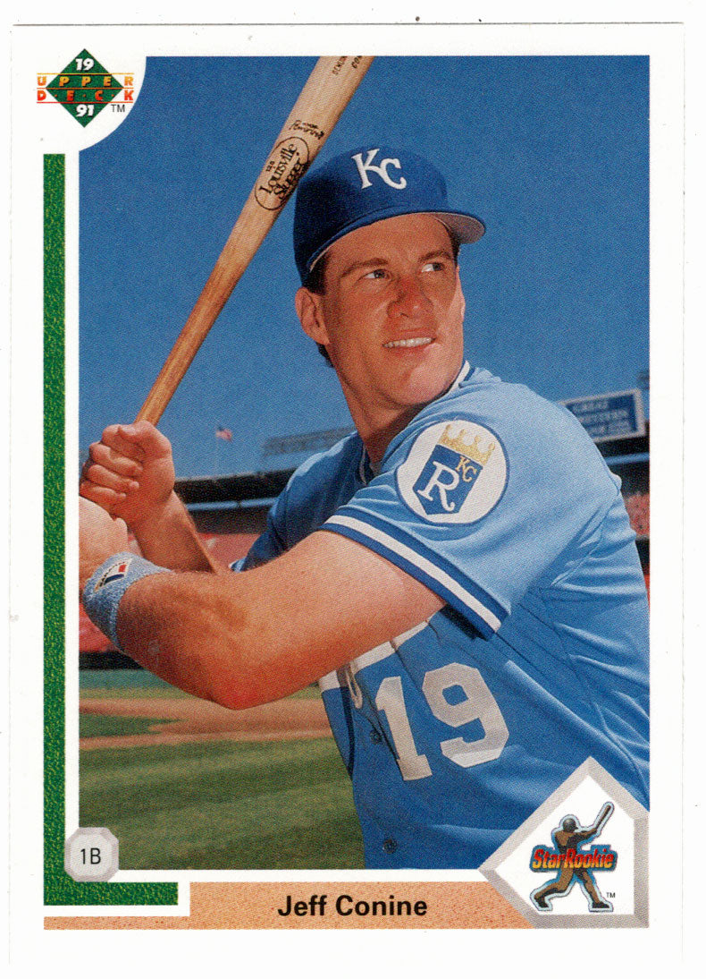Jeff Conine RC - Kansas City Royals (MLB Baseball Card) 1991 Upper Deck # 27 Mint