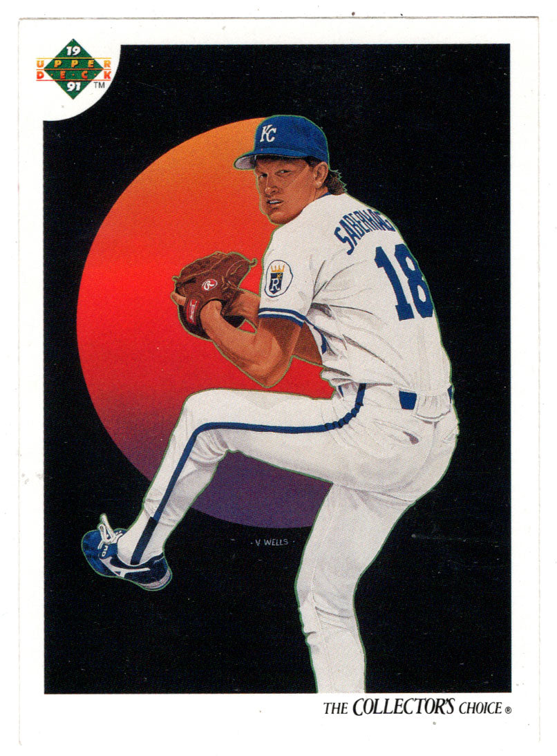 Bret Saberhagen - Kansas City Royals (MLB Baseball Card) 1991 Upper Deck # 33 Mint