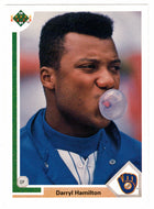 Darryl Hamilton - Milwaukee Brewers (MLB Baseball Card) 1991 Upper Deck # 42 Mint