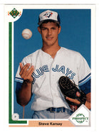 Steve Karsay RC - Toronto Blue Jays - Top Prospect (MLB Baseball Card) 1991 Upper Deck # 54 Mint