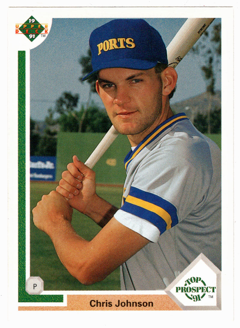 Chris Johnson RC - Milwaukee Brewers - Top Prospect (MLB Baseball Card) 1991 Upper Deck # 56 Mint