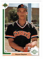Royce Clayton - San Francisco Giants - Top Prospect (MLB Baseball Card) 1991 Upper Deck # 61 Mint
