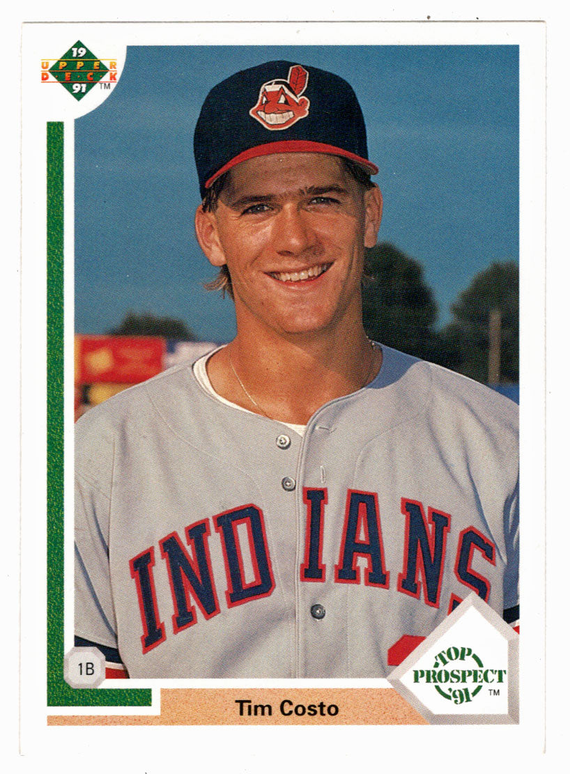 Tim Costo RC - Cleveland Indians - Top Prospect (MLB Baseball Card) 1991 Upper Deck # 62 Mint