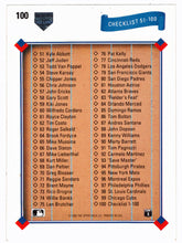 Load image into Gallery viewer, Checklist # 1 (# 1 - # 100) (MLB Baseball Card) 1991 Upper Deck # 100 Mint
